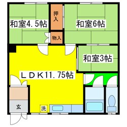 藤原マンションの物件間取画像